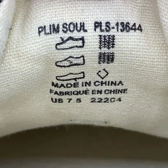 Taos Plim Soul Sneakers Casual Women's Black Canvas Low Top - Size 7.5 - Picture 5 of 7